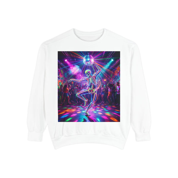Disco Skeleton Dancer Sweatshirt | Neon Dance Floor