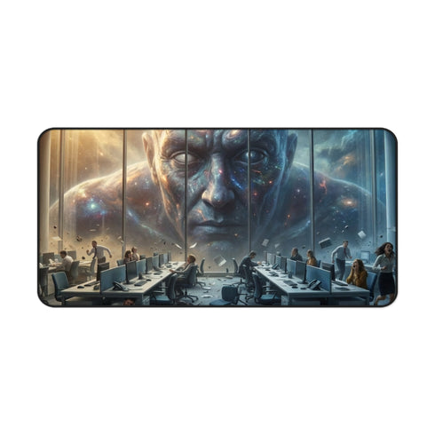 Cosmic Giant Overlooking Office Desk Mat | Desk Mat