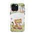Cute Baby Leopard Playing with Yarn Tough Phone Case | Nursery Animal Phone Cover