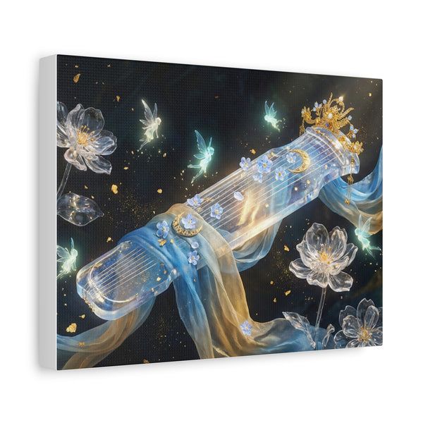 Enchanted Celestial Guqin Matte Canvas