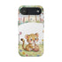Cute Baby Leopard Playing with Yarn Tough Phone Case | Nursery Animal Phone Cover