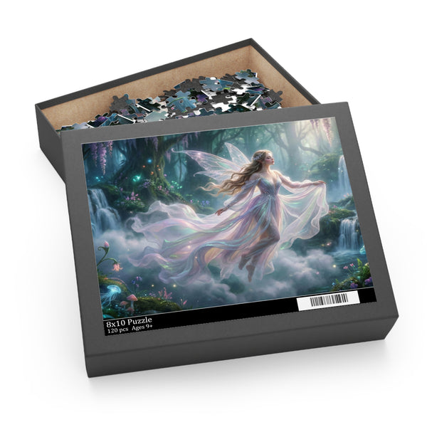 Ethereal Fairy in Moonlit Forest Puzzle